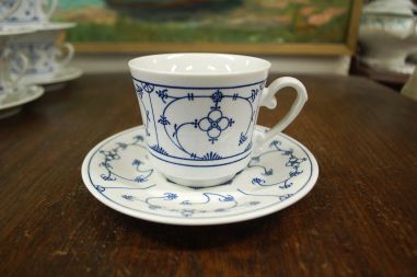 (n-3782/2) Mandarin, õlelillemustriga kohvitassid-taldrikud, 5tk