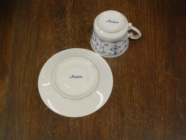 (n-3782/2) Mandarin, õlelillemustriga kohvitassid-taldrikud, 5tk