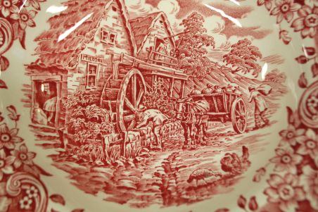 (n-3842) Royal Tudor Ware "17 Century England", supi-pastataldrikud, 3tk