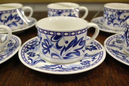 (n-3000) Royal Porcelain, suuremad kohvitassi-taldrikud, 6tk
