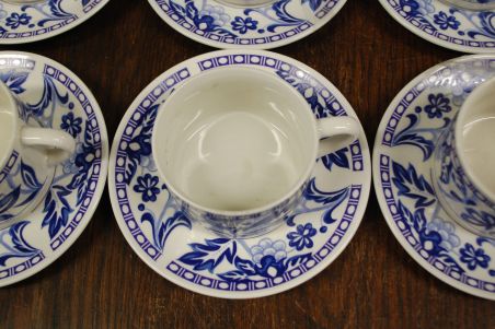 (n-3000) Royal Porcelain, suuremad kohvitassi-taldrikud, 6tk