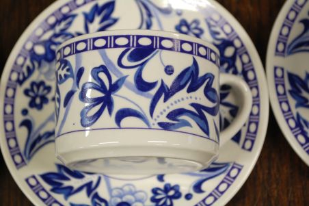 (n-3000) Royal Porcelain, suuremad kohvitassi-taldrikud, 6tk
