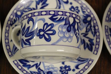 (n-3000) Royal Porcelain, suuremad kohvitassi-taldrikud, 6tk