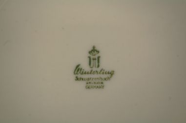 (n-4126) Bavaria Winterling Schwarzenbach, õlelillemustriga supi-pastataldrikud, 4tk (suurem mõõt)