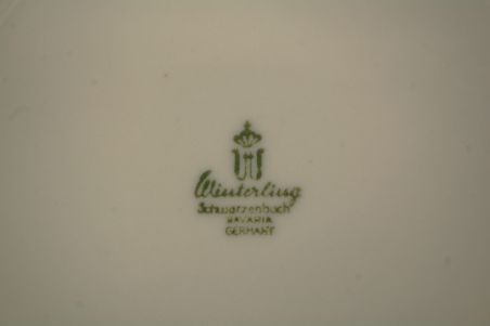 (n-4126) Bavaria Winterling Schwarzenbach, õlelillemustriga supi-pastataldrikud, 4tk (suurem mõõt)