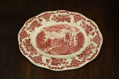 (n-4159) Enoch Wedgwood LTD, Royal homes of Britain, suur ovaalne  vaagen