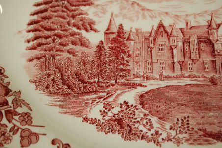(n-4159) Enoch Wedgwood LTD, Royal homes of Britain, suur ovaalne  vaagen