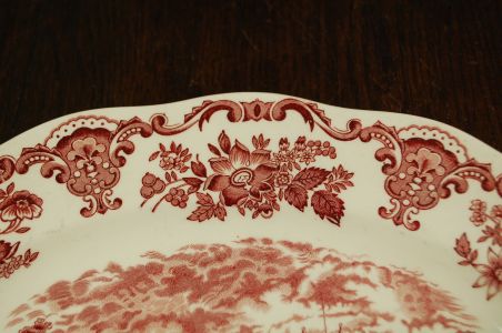 (n-4159) Enoch Wedgwood LTD, Royal homes of Britain, suur ovaalne  vaagen