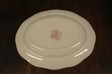 (n-4159) Enoch Wedgwood LTD, Royal homes of Britain, suur ovaalne  vaagen