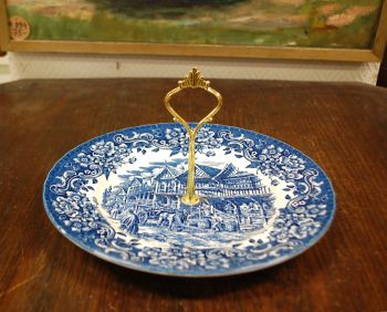 (n-4165) Royal  Tudor Ware, sinine sangaga vaagen 2