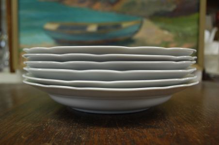 (n-4522/4) Kahla lillelised  supi-pastataldrikud, 6tk