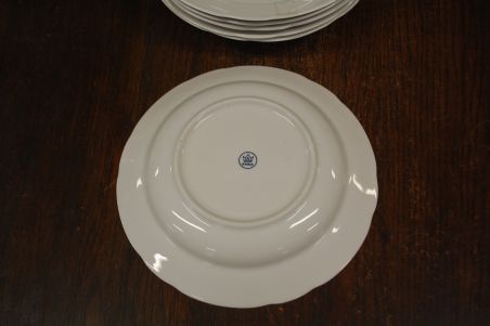 (n-4522/4) Kahla lillelised  supi-pastataldrikud, 6tk