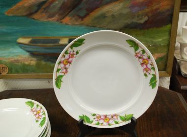(n-4646/3) Bavaria Mitterteich, õunapuu õitega praetaldrikud, 6tk