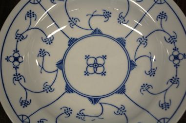 (n-4649) Jäger Eisenberg Original Blau Saks, õlelille mustriga supi-pastataldrikud, 6tk