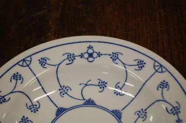 (n-4649) Jäger Eisenberg Original Blau Saks, õlelille mustriga supi-pastataldrikud, 6tk