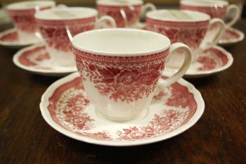 (n-7209/13) Villeroy & Boch Fasan kohvitassid-taldrikud, 6tk 2