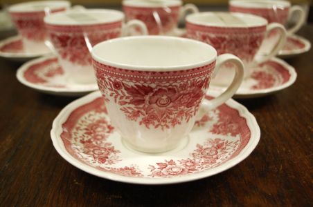 (n-7209/13) Villeroy & Boch Fasan kohvitassid-taldrikud, 6tk