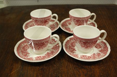 (n-7209/14) Villeroy & Boch Fasan kohvitassid-taldrikud, 4tk