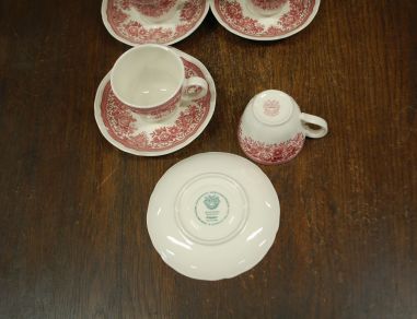 (n-7209/14) Villeroy & Boch Fasan kohvitassid-taldrikud, 4tk