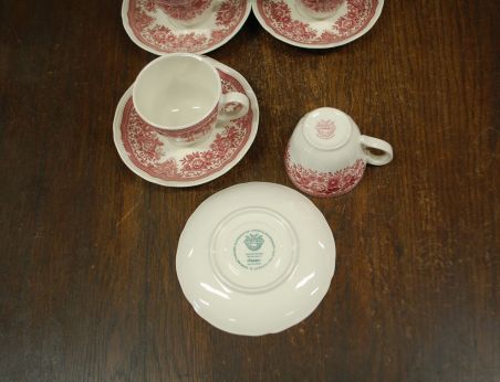 (n-7209/14) Villeroy & Boch Fasan kohvitassid-taldrikud, 4tk