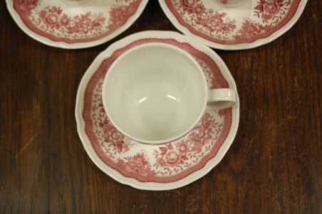 (n-7209/14) Villeroy & Boch Fasan kohvitassid-taldrikud, 4tk