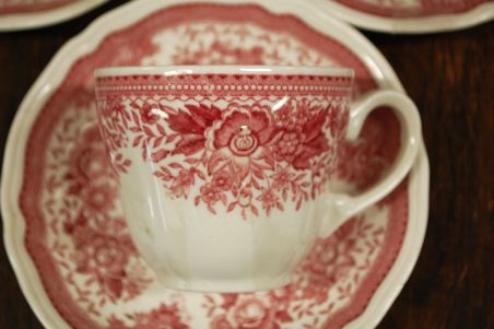 (n-7209/14) Villeroy & Boch Fasan kohvitassid-taldrikud, 4tk