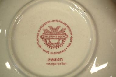 (n-7209/14) Villeroy & Boch Fasan kohvitassid-taldrikud, 4tk