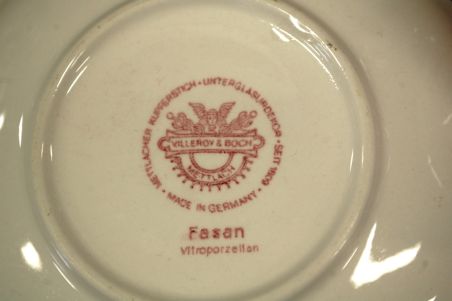 (n-7209/14) Villeroy & Boch Fasan kohvitassid-taldrikud, 4tk
