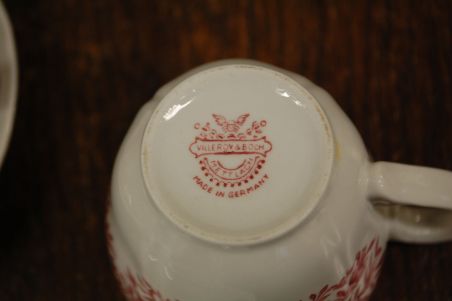 (n-7209/14) Villeroy & Boch Fasan kohvitassid-taldrikud, 4tk