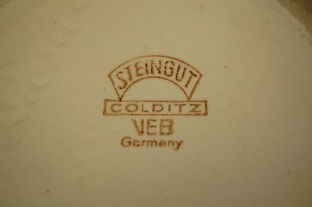 (n-3710) VEB Steingut Colditz, suur kann ja kauss komplektis