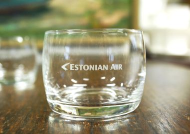 (L-864) Estonian Air, madalad klaasid, 6tk