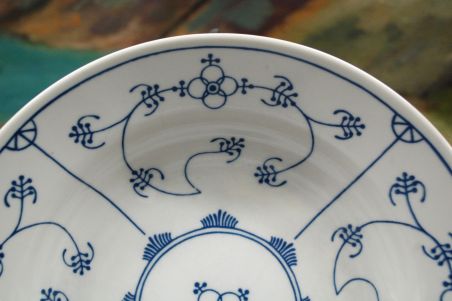 (n-8122/1) Sandra Rich, õlelillemustriga supi-pastataldrikud, 4tk