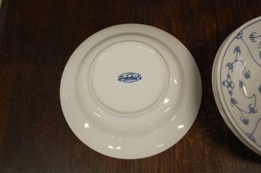 (n-8122/1) Sandra Rich, õlelillemustriga supi-pastataldrikud, 4tk