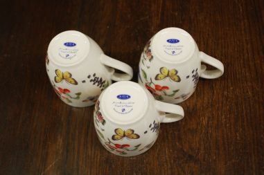 (n-8154) JBS Home Collection "Fruit & Flowers" kruusid, 3tk