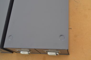 (n-8164) Metallist kartoteegikapid, 2 tk komplektis