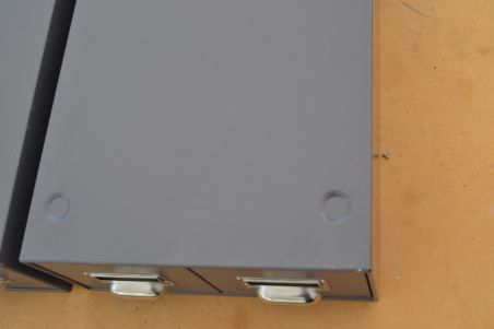 (n-8164) Metallist kartoteegikapid, 2 tk komplektis