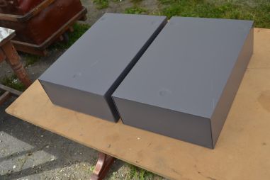 (n-8164) Metallist kartoteegikapid, 2 tk komplektis