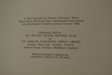 (n-8166) Grand Prix, British Racing Drivers Club 1968/9