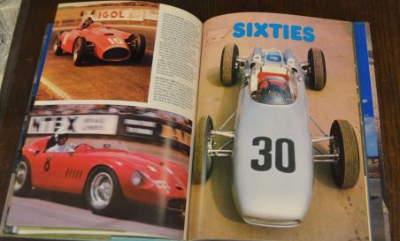 (n-8167) Raamat vanematest võidusõiduautodest, aastast 1973