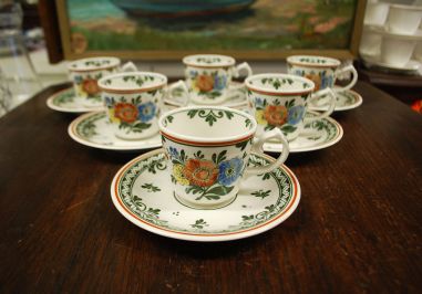 (n-8168/1) Villeroy & Boch Alt Amsterdam, kohvitassid-taldrikud 6tk