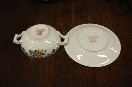 (n-8168/4) Villeroy & Boch Alt Amsterdam, puljongiikausid-taldrikud 4tk