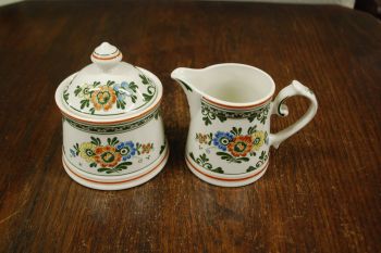 (n-8168/6) Villeroy & Boch Alt Amsterdam, suhkrutoos ja koorekann 2