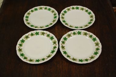 (n-8177/5) Winterling Kirchenlamitz, viinamarjalehetedega salatitaldrikud, 4tk