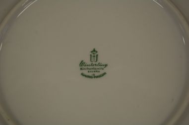 (n-8177/5) Winterling Kirchenlamitz, viinamarjalehetedega salatitaldrikud, 4tk