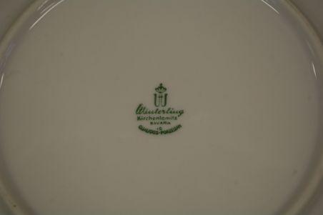(n-8177/5) Winterling Kirchenlamitz, viinamarjalehetedega salatitaldrikud, 4tk