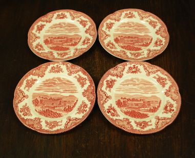 (n-8178/1) Johnson Brothers, Old Britain Castles, salatitaldrikud, 4tk