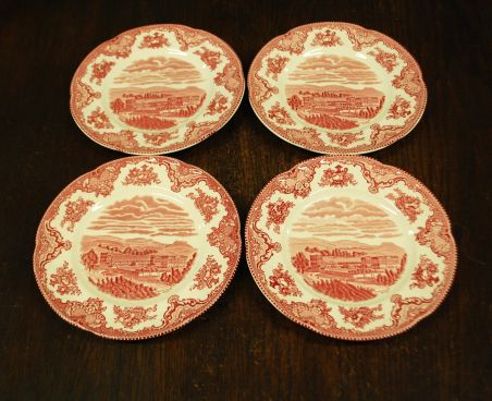 (n-8178/1) Johnson Brothers, Old Britain Castles, salatitaldrikud, 4tk