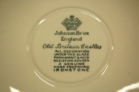 (n-8178/2) Johnson Brothers, Old Britain Castles, kohvitassid-taldrikud, 5tk