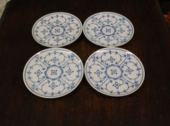 (n-8179/1) Bavaria Winterling Schwarzenbach, õlelille mustriga salatitaldrikud, 4tk