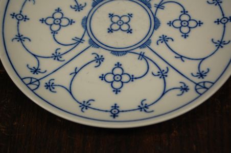 (n-8179/1) Bavaria Winterling Schwarzenbach, õlelille mustriga salatitaldrikud, 4tk